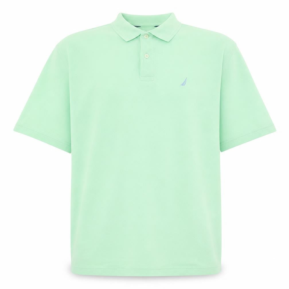 Nautica Men's Green 2XL Cotton Short Sleeve Polo Shirt