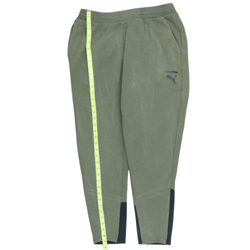 Puma Men's Green XL Jogger Trousers Regular Fit Activewear Pants