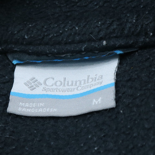 Columbia Mens Black Fleece Jacket M Full Zip Warm Casual Outdoor