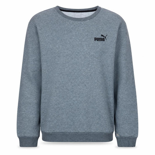 Puma Men's Grey Crew Neck Pullover Sweatshirt Size L