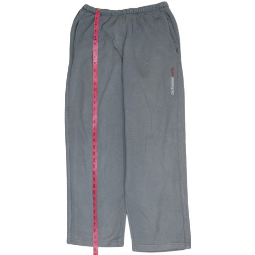 Reebok Men's Grey XS Fleece Sweatpants with Logo Detail