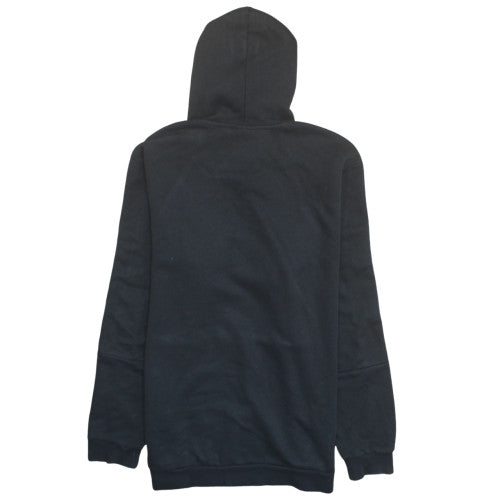 Adidas Men's Black XL Pullover Hoodie with Logo and Stripes