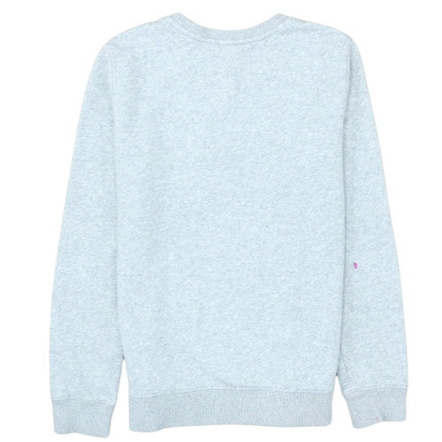 Tommy Hilfiger Women Grey Logo Crew Neck Pullover Sweatshirt S