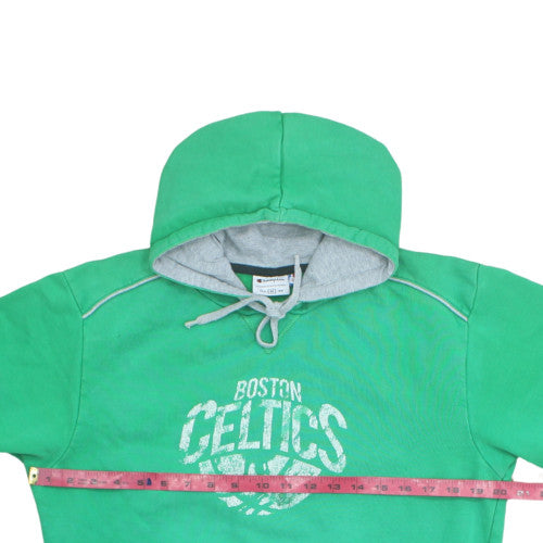 Champion Womens Green Boston Celtics Hoodie M Athletic NBA Style