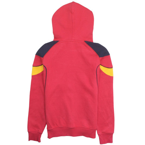 Canterbury Men's Red Hoodie Small Rugby Style Fleece Pullover