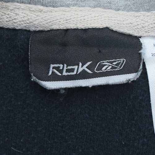 Reebok Mens Light Grey Crew Neck Sweatshirt Size L Cotton Blend