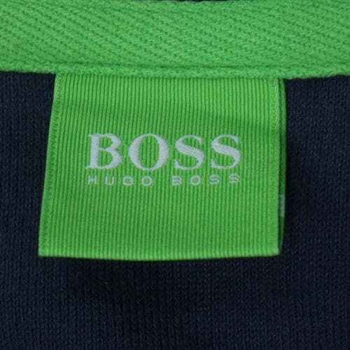 Hugo Boss Men's Blue Logo Crew Neck Sweatshirt Size L