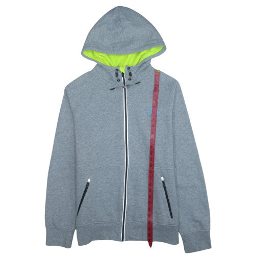 Canterbury Mens Grey XL Full Zip Hooded Fleece Sports Hoodie