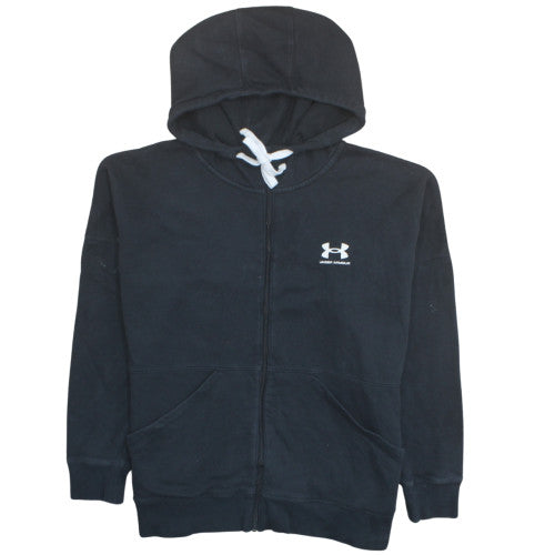 Under Armour Men's Black 2XL Full Zip Hoodie Sweatshirt