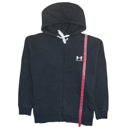 Under Armour Men's Black 2XL Full Zip Hoodie Sweatshirt