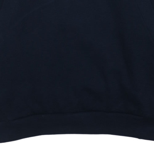 Adidas Men's Navy Hoodie 2XL Pullover Classic Logo Sportswear