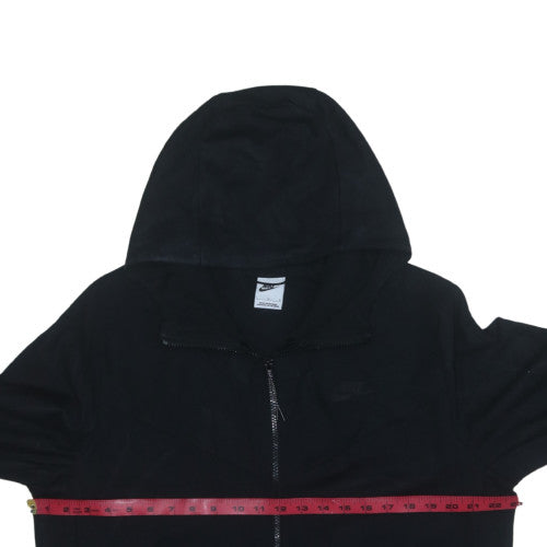 Nike Men's Black Full Zip Hoodie Size L Fleece Sportswear