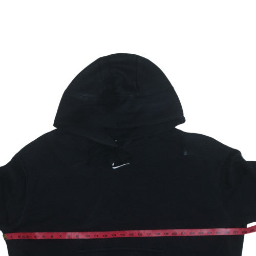 Nike Men's Black Pullover Hoodie L Logo Fleece Sweatshirt