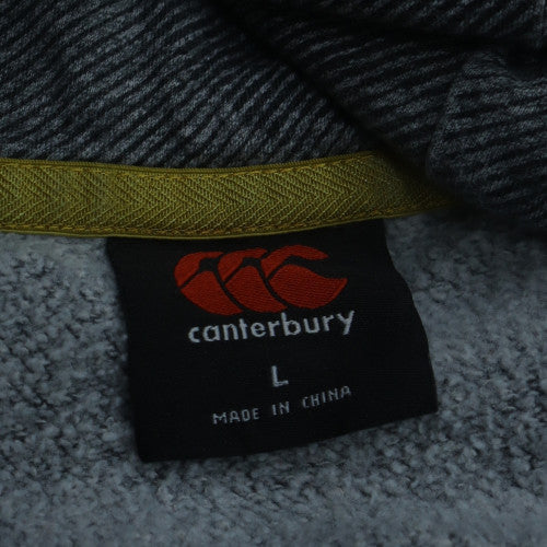 Canterbury Men's Black Pullover Hoodie L Cotton Blend Sportswear