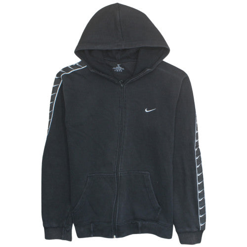 Nike Men's Black XL Full Zip Hoodie Cotton Sportswear