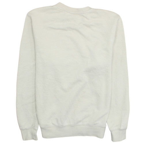 Nike Men's Beige Small Pullover Crew Neck Fleece Sweatshirt