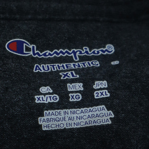 Champion Men's Grey Wesleyan University XL Short Sleeve T-Shirt