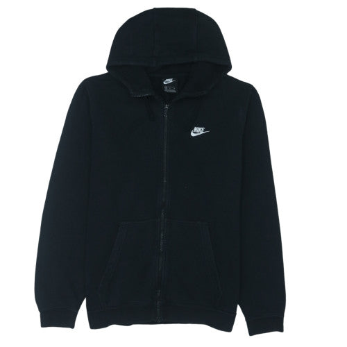Nike Mens Black Full Zip Hoodie Size M Fleece Sportswear