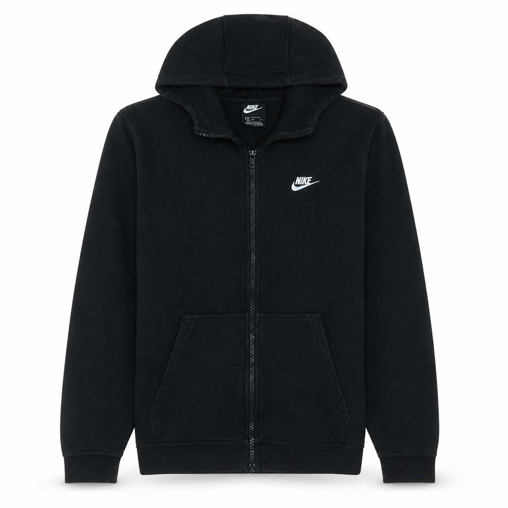 Nike Mens Black Full Zip Hoodie Size M Fleece Sportswear