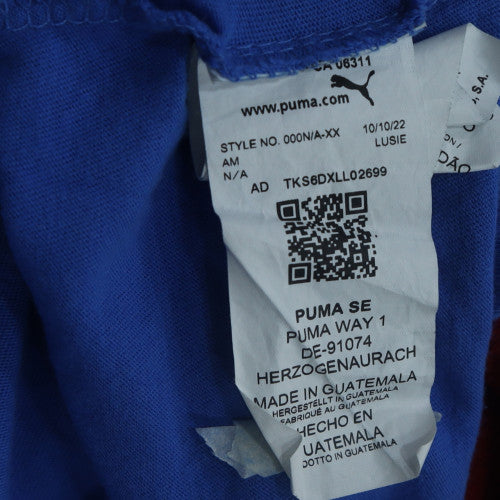 Puma Men's Blue 2XL Graphic Logo Sports T-Shirt