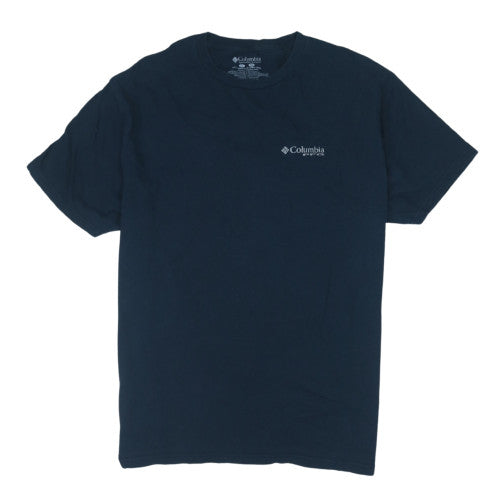 Columbia Men's Blue XL PFG Cotton Crew Neck Graphic T-Shirt