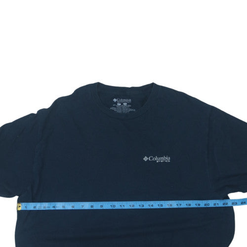 Columbia Men's Blue XL PFG Cotton Crew Neck Graphic T-Shirt