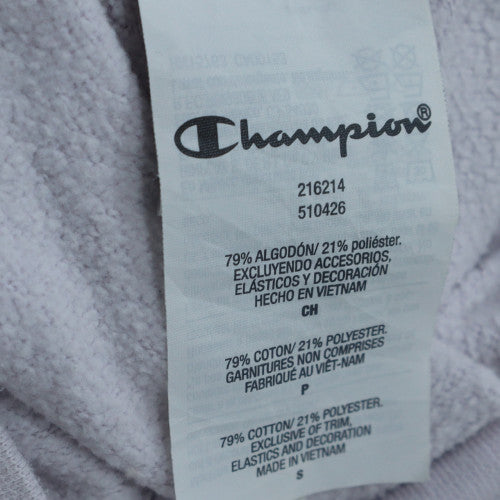 Champion Women's White Small Pullover Hoodie Sweatshirt