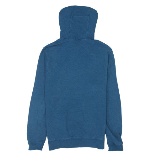 Nike Men Blue Pullover Hoodie S Fleece Logo Sportswear