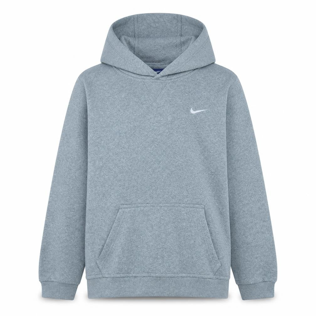 Nike Boys Grey Pullover Hoodie XL 13-15 Years Cotton Blend Sweatshirt