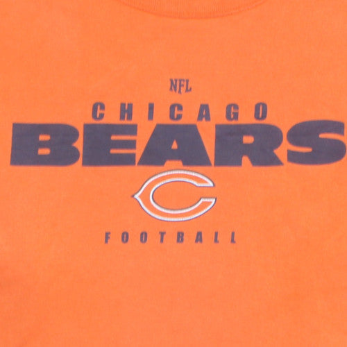 NFL Chicago Bears Orange Men's 2XL Cotton Graphic T-Shirt
