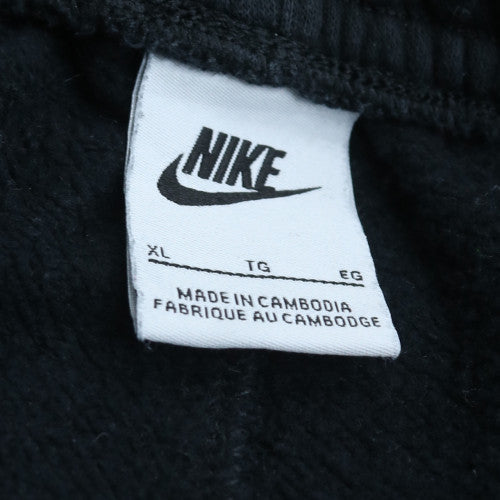Nike Men's Black XL Cargo Jogger Trousers Fleece Regular Fit