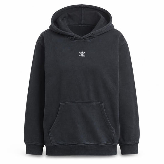 Adidas Womens Black XL Pullover Hoodie Cotton Regular Fit