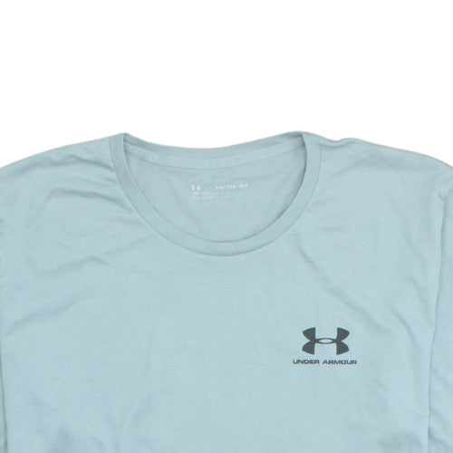Under Armour Men's Blue 2XL Loose Fit Short Sleeve Crew Neck T-Shirt