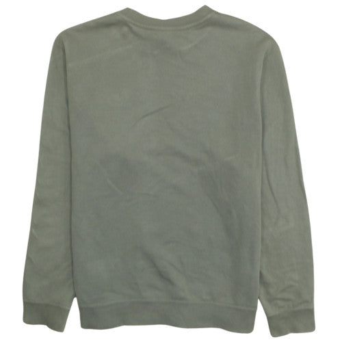 Nike Mens Green Crew Neck Pullover Sweatshirt L Regular Fit