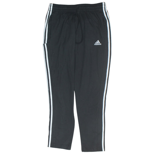 Adidas Men's Black L Jogger Trousers with Stripes