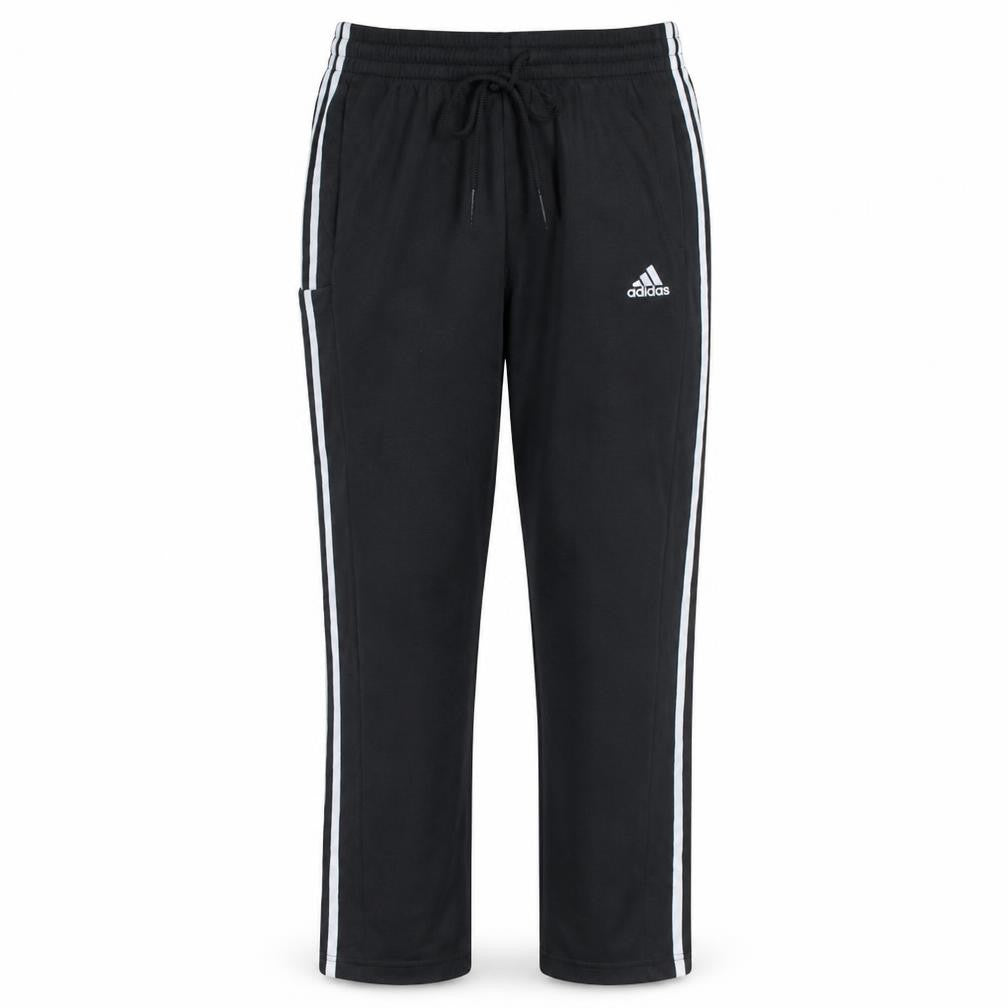 Adidas Men's Black L Jogger Trousers with Stripes