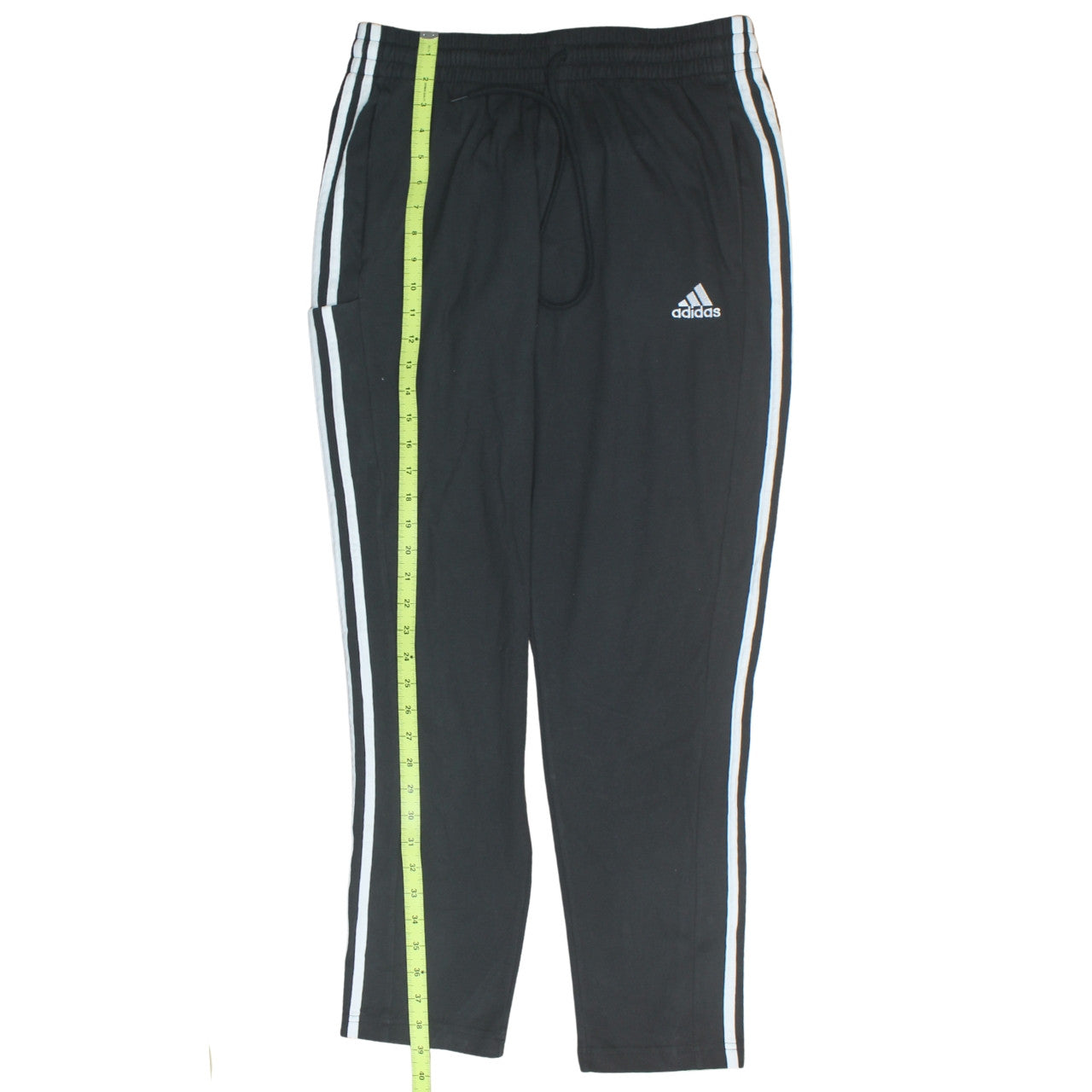Adidas Men's Black L Jogger Trousers with Stripes
