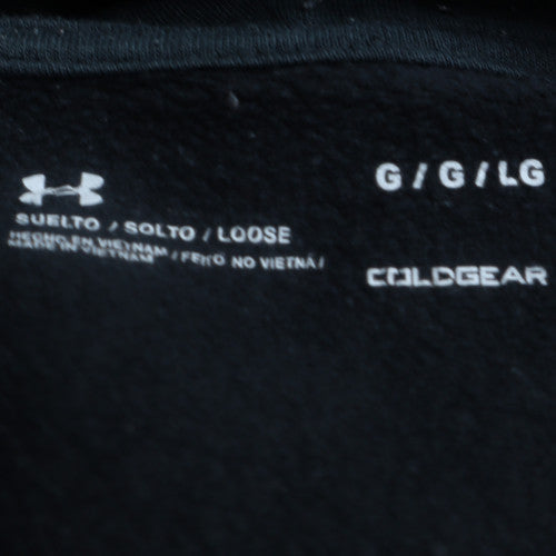 Under Armour Men's Black L Pullover Hoodie ColdGear Fleece