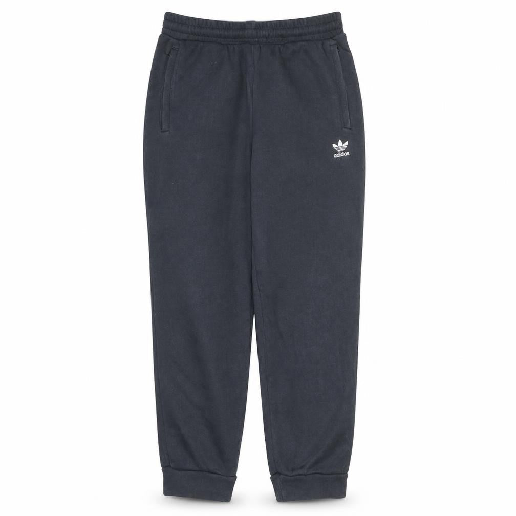 Front view of Adidas Men's Black XL Jogger Trousers Fleece Casual Wear