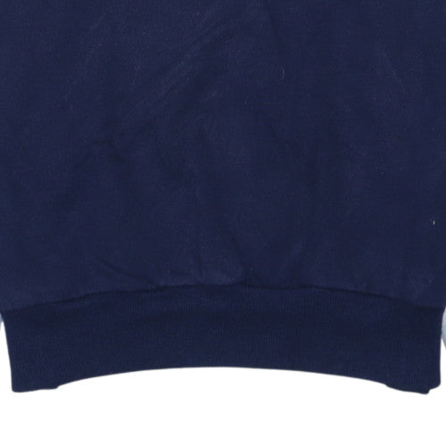 FILA Men's Blue Crew Neck Logo Sweatshirt Size S