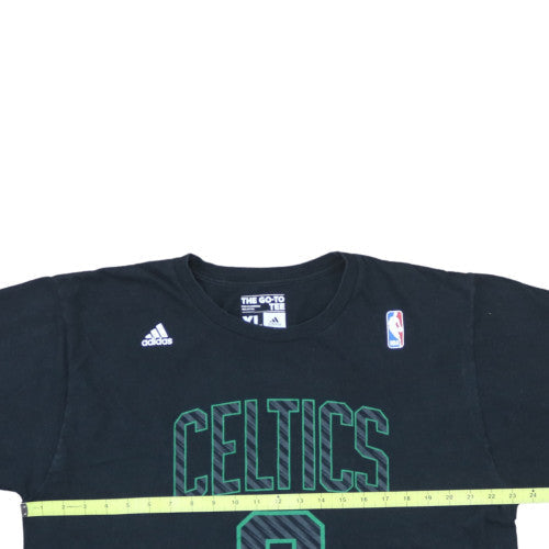 Adidas Men's Black Boston Celtics Rondo #9 Graphic T-Shirt XL