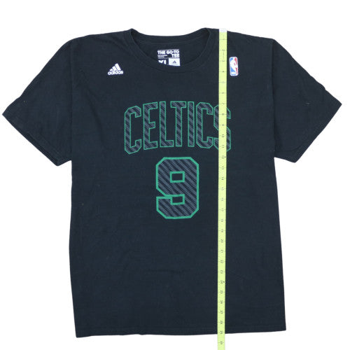 Adidas Men's Black Boston Celtics Rondo #9 Graphic T-Shirt XL