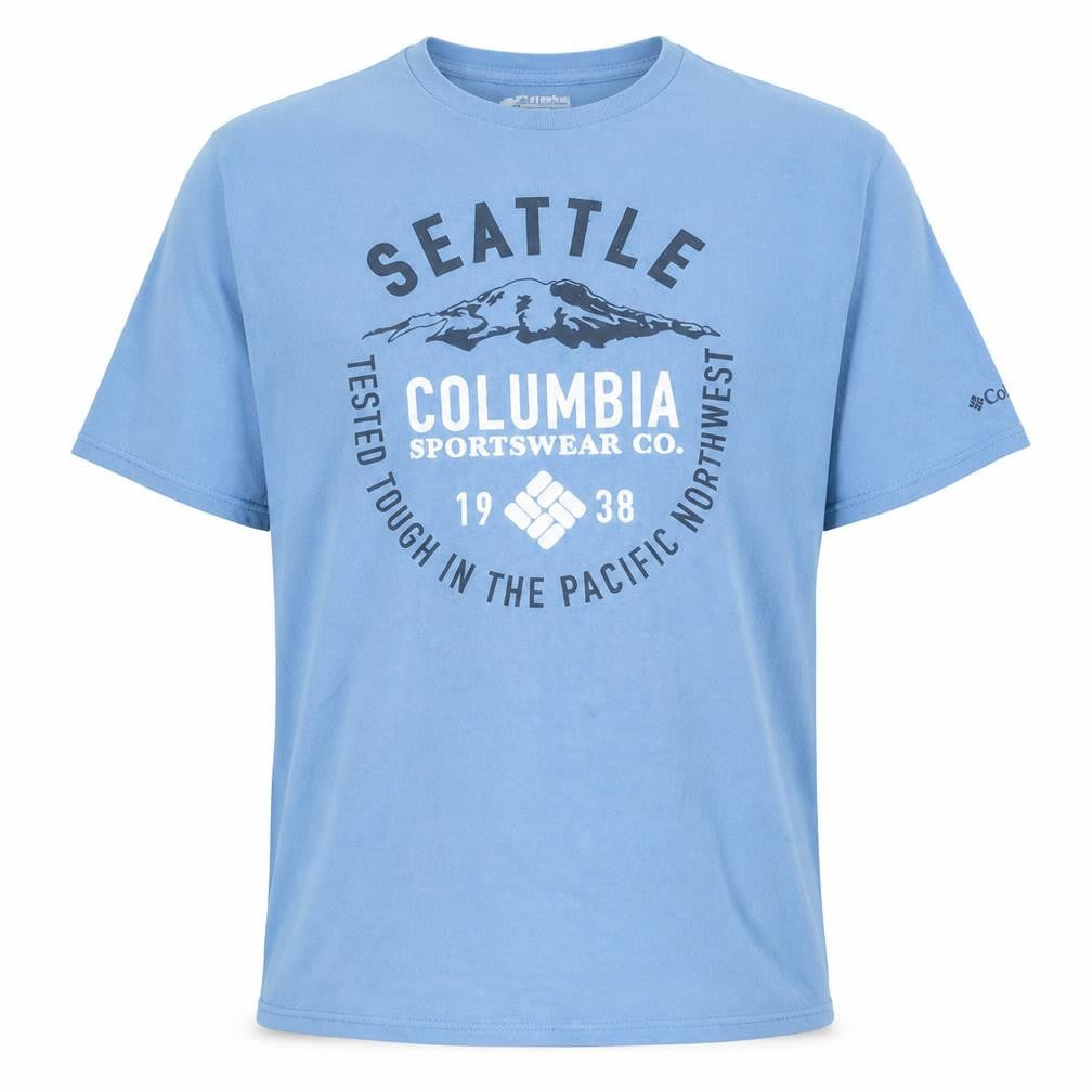 Columbia Men's Blue Seattle Graphic Cotton T-Shirt XXL