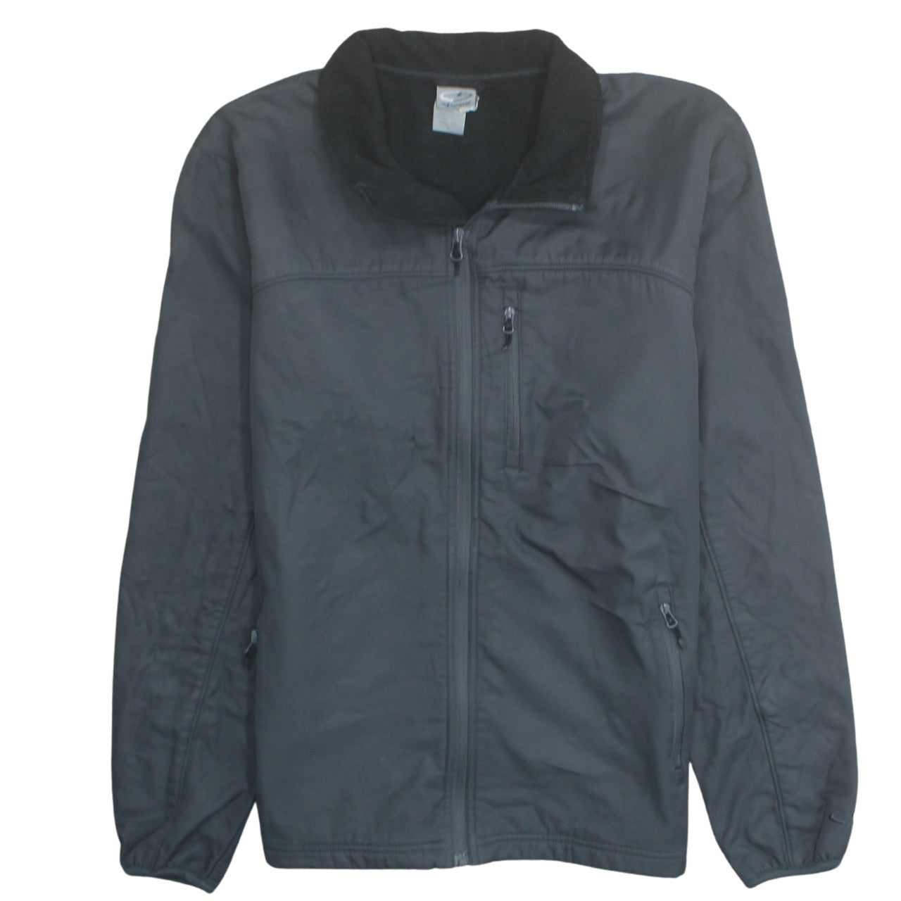 Champion Men's Black Medium Softshell Full Zip Jacket
