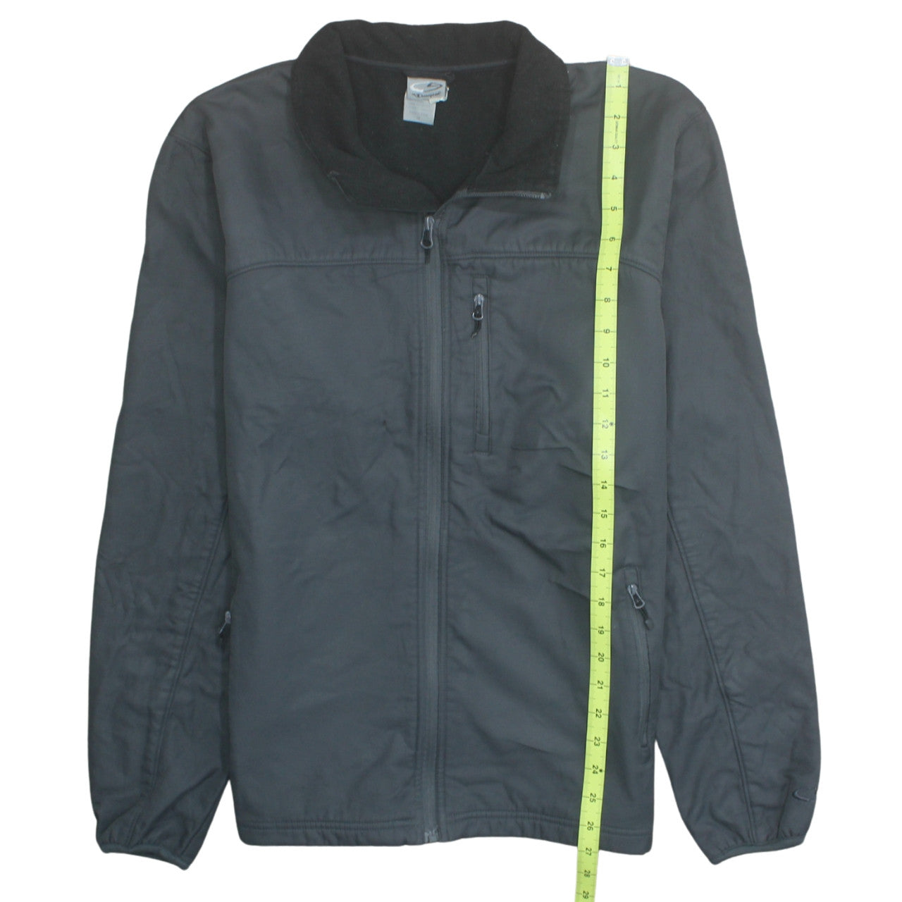 Champion Men's Black Medium Softshell Full Zip Jacket