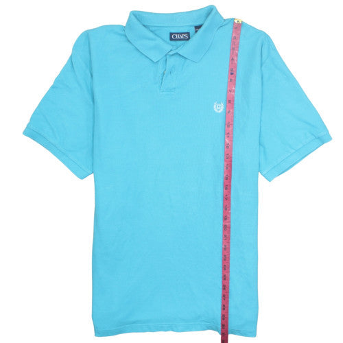Chaps Men's Blue 2XL Regular Fit Cotton Polo Shirt