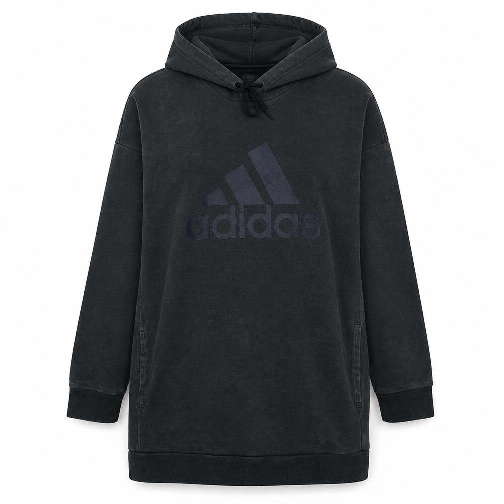 Adidas Womens Black XL Pullover Hoodie Sweatshirt with Logo
