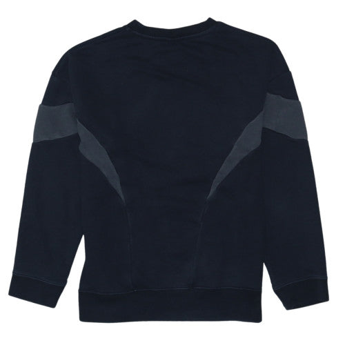 Nike Boys Black Air Logo Long Sleeve Pullover T-Shirt Size L (146-156cm)