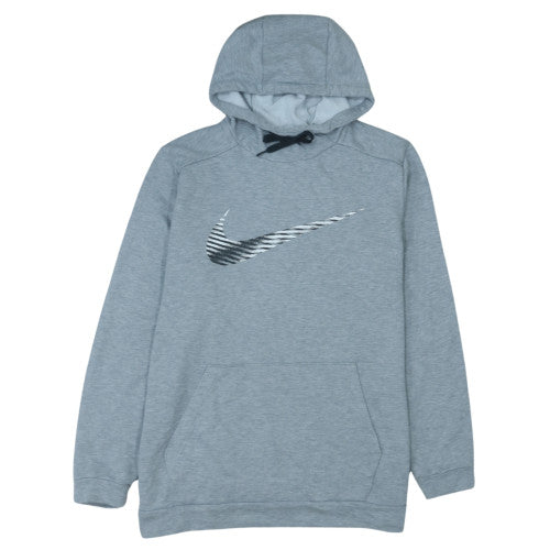Nike Men's Grey XL Dri-Fit Pullover Hoodie Sweatshirt