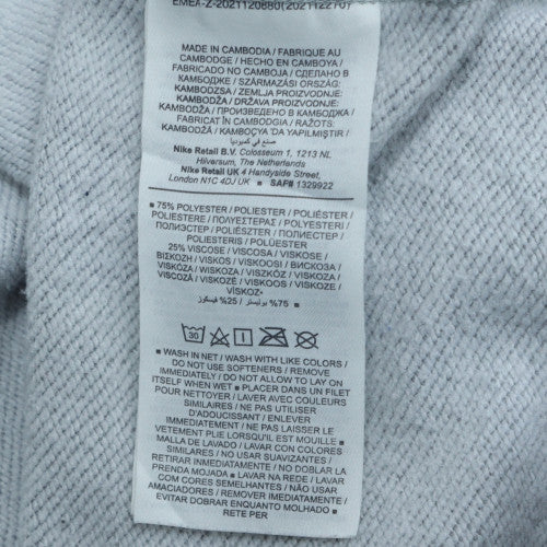 Nike Men's Grey XL Dri-Fit Pullover Hoodie Sweatshirt